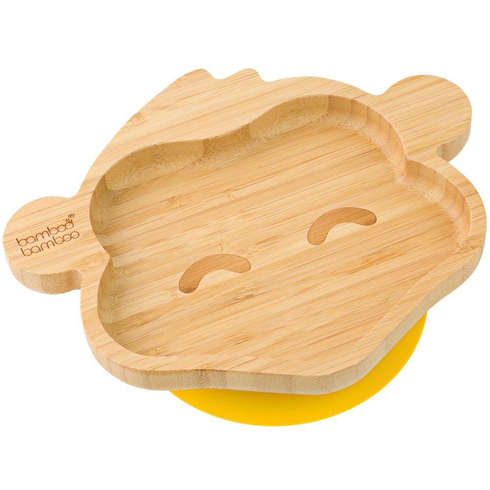 
            
                Load image into Gallery viewer, Bamboo Cheeky Monkey Suction Plate Baby Product bamboo bamboo Yellow 
            
        