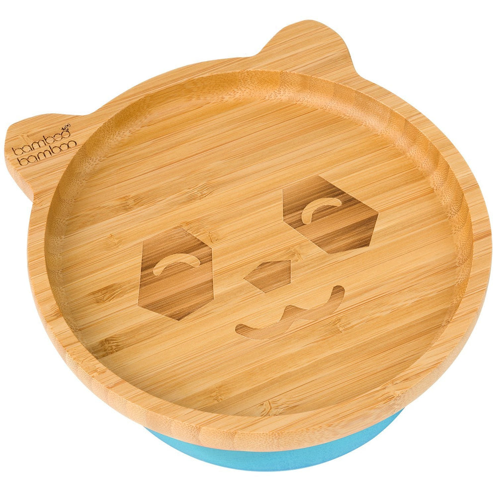 
            
                Load image into Gallery viewer, Bamboo Big Panda Suction Plate Feeding Products bamboo bamboo Blue 
            
        