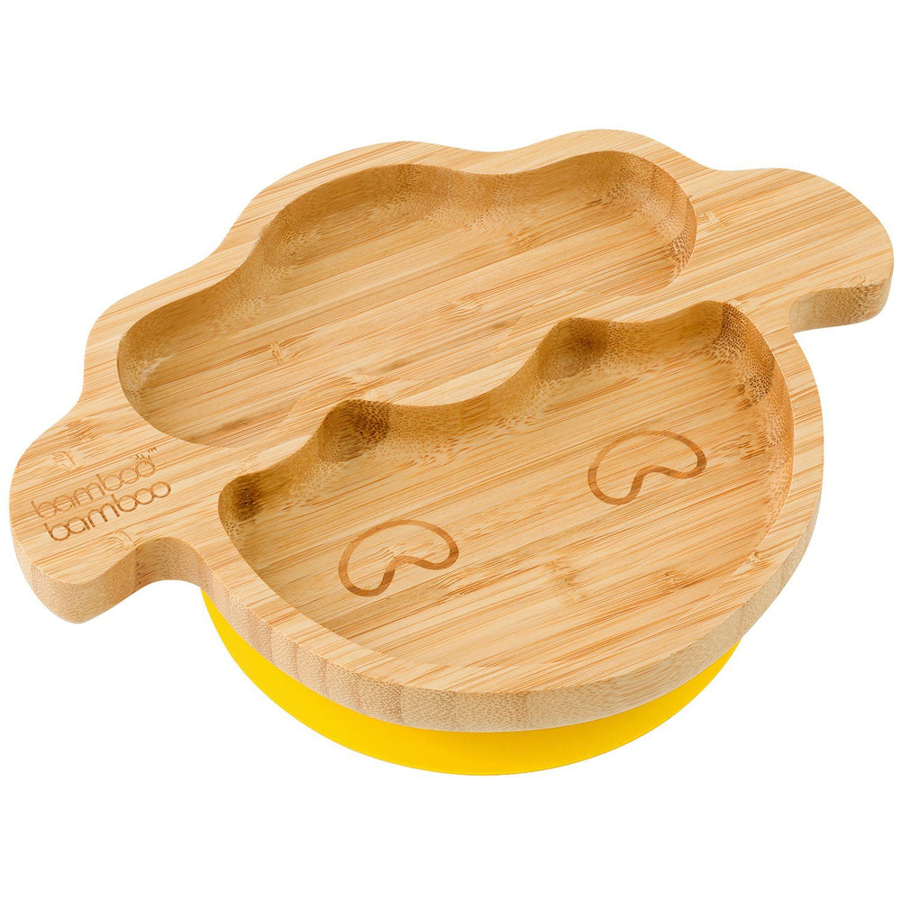 
            
                Load image into Gallery viewer, Bamboo Little Lamb Suction Plate Feeding Products bamboo bamboo Yellow 
            
        